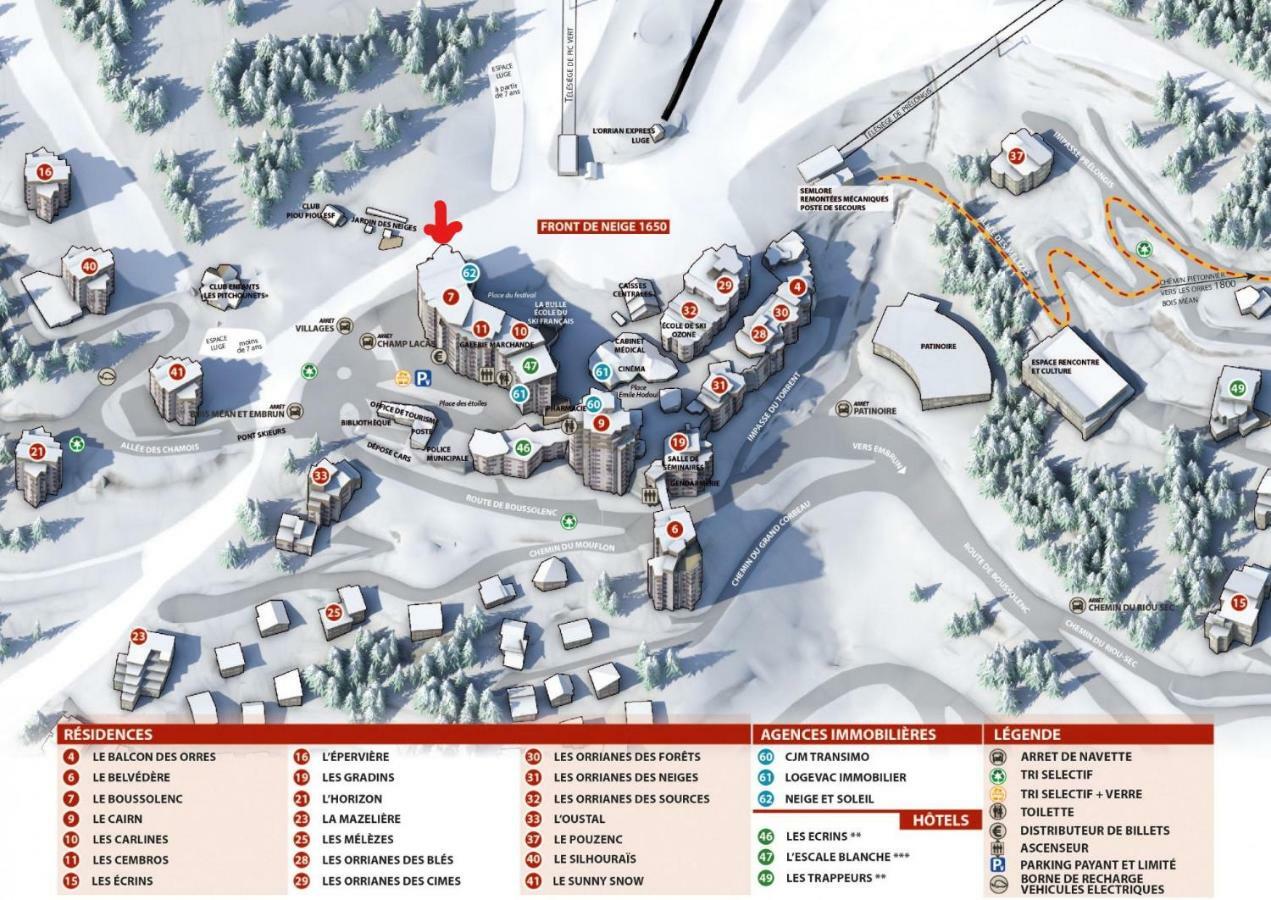 Studio Le Boussolenc Les Orres Eksteriør billede